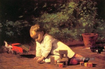  realismus kunst - Baby bei Spielen Realismus Thomas Eakins